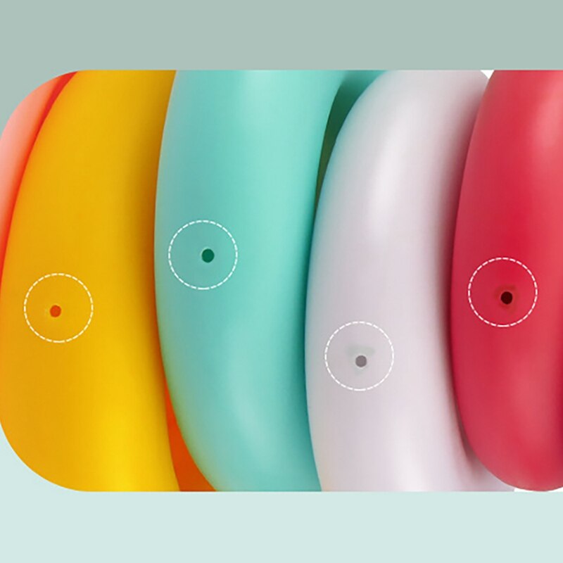 Baby bell blocks ring toy children's colorful rings blocks rings house rainbow rings learning colors and shapes toy