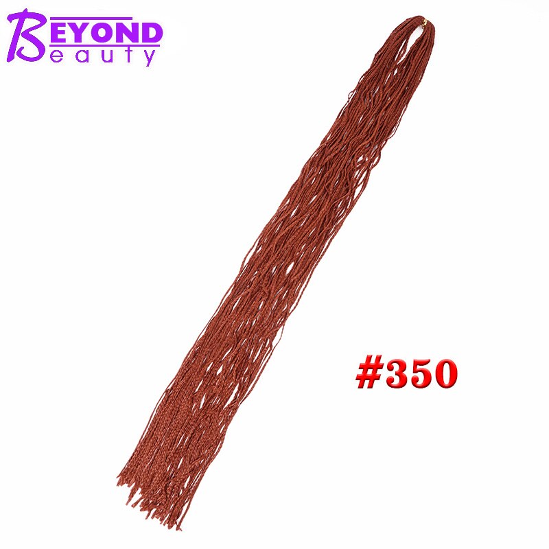 Box Braids Extensions Hair For Crochet Braids Synthetic Braiding Hair Micro Braid Crochet Hair Zizi Braids 50g / pack: #350