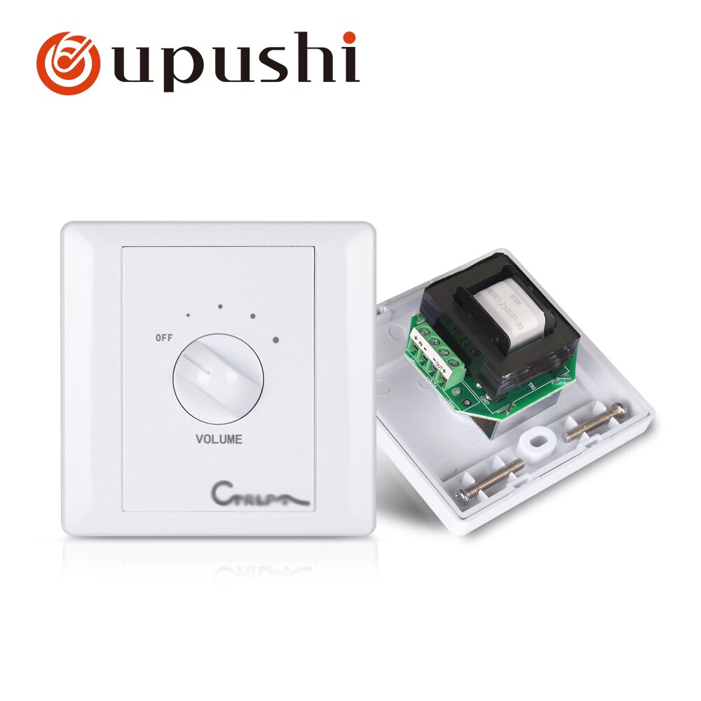 Speakers volume controller 110V background music system 5 steps ABS volume control knob for public address system