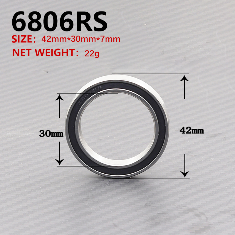 Bicycle Bottom Brackets Ceramic Bearing Repair and Replace PF30 BB30 BB79 BSA24 6805RS 6806RS 6706RS BB92 Bike Parts BB 24mm30mm: 6806RS