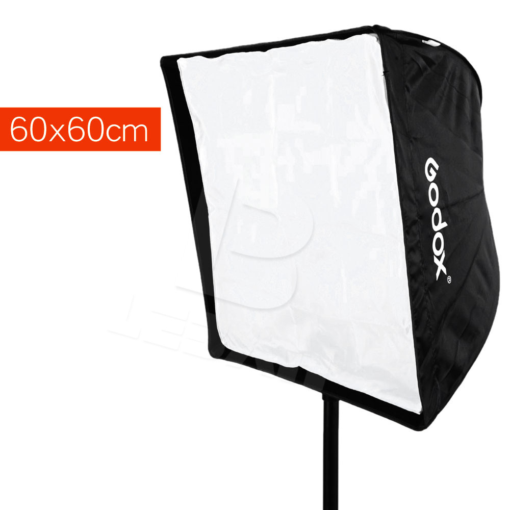 Godox Draagbare Softbox 60*60 cm/24 "* 24" Paraplu Reflector voor Flash Speedlite Verlichting