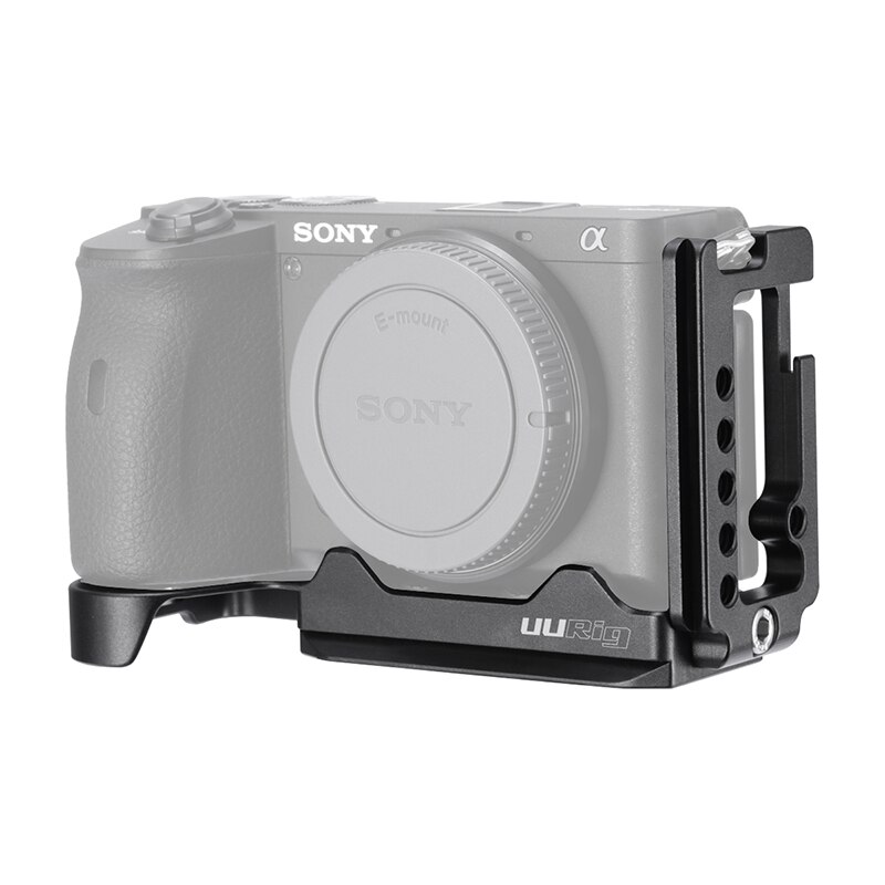 UURig R028 Quick Release Plate L Bracket for Sony A6600 Microphone Extend Tripod Holder Dual Arca Swiss