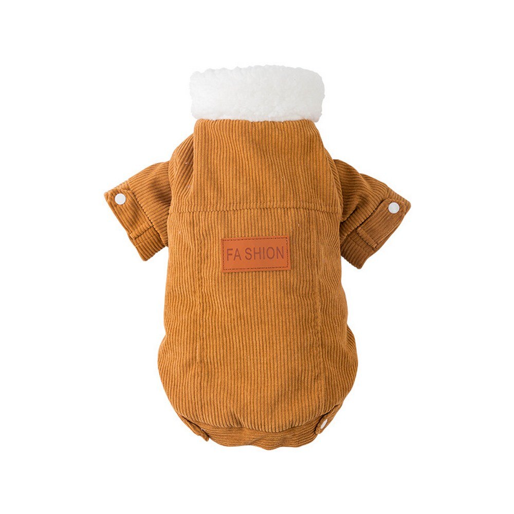 Herfst En Winter Hond Kleding Winter Warm Dierbenodigdheden Teddy Kleine Hond Jasje Leuke Jaar Kleding: XL