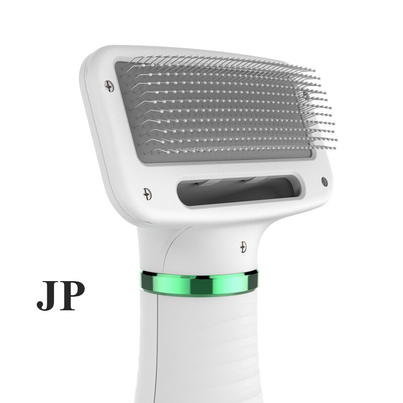 2 in 1 Portable Pet Hair Dryer Pin Cat Drying Hair Removal Pet Comb Beauty Stainless Steel Low Noise EU/US/UK/AU Plug 100-240v: JP 100-120V plug