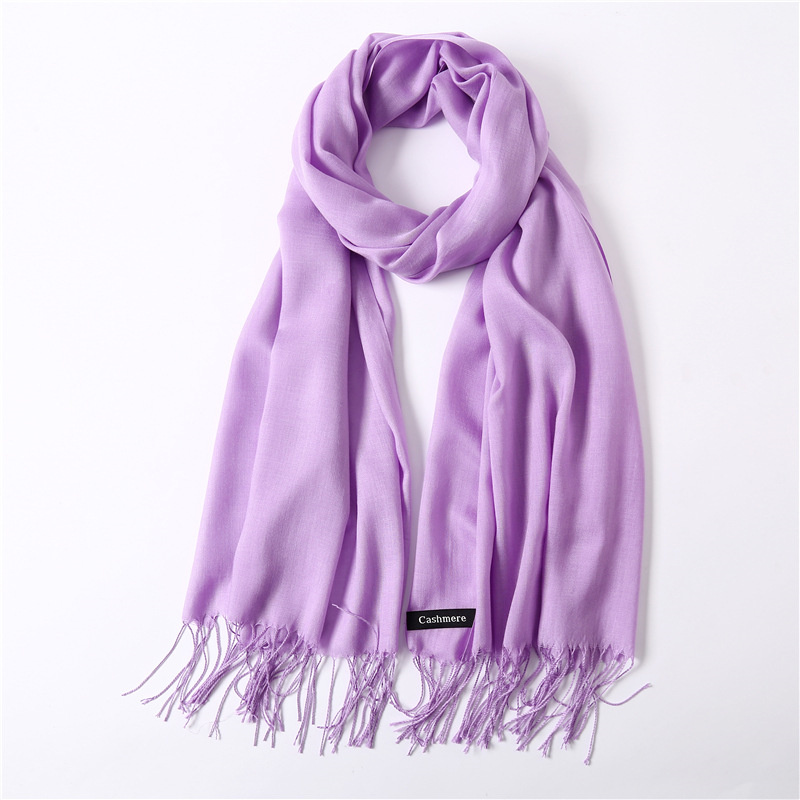 Frauen Winter weich warm wie Schal Luxus Schals Damen Tücher schwarz Poncho Schals ﻿: Orange