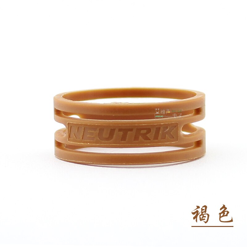 1 Pieces NEUTRIK XXR For NC3FXX/NC3MXX XLR Plug Color Ring Multi-color Roll-proof Ring Marking Ring 10 colors: Brown