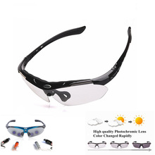 ROBESBON Meekleurende Fietsen Zonnebril Lens UV400 Mannen Vrouwen Outdoor Sportbrillen MTB Wandelen Oculos Ciclismo