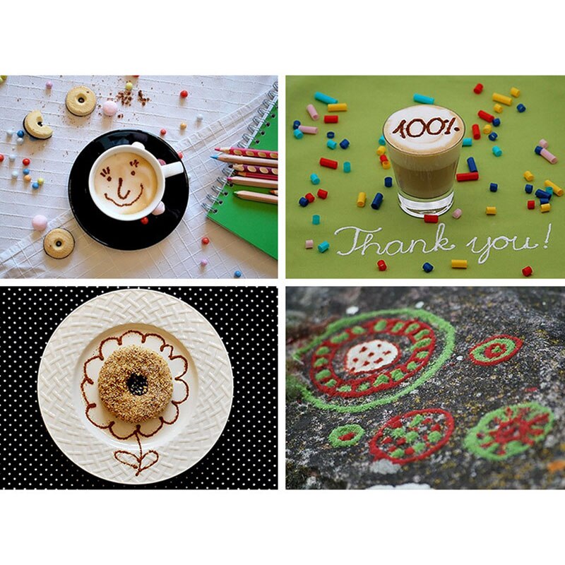 Diy håndlavet elektrisk latte kunst pen til kaffekage krydderipennekage dekoration pen kaffe udskæring pen bagning wienerbrød værktøjer