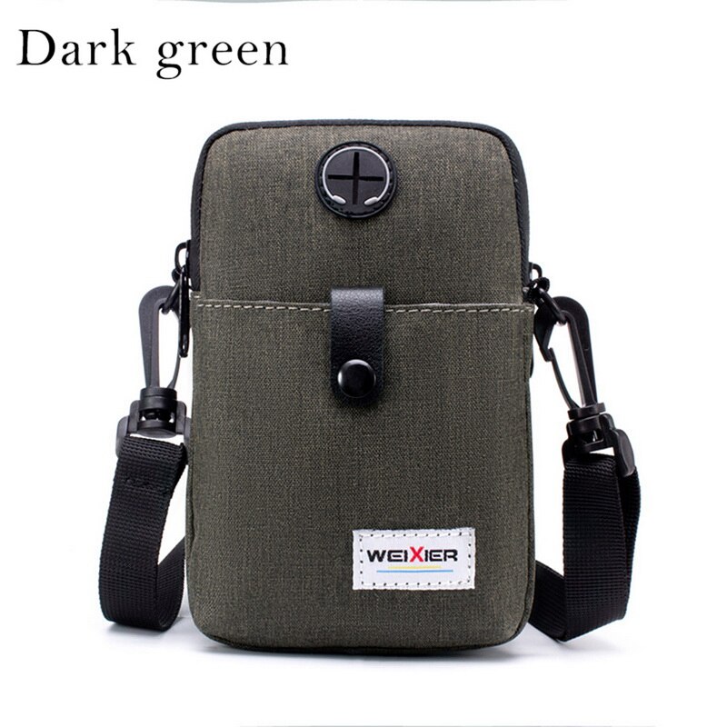 Riñonera de para hombre, bolso cruzado con bolsillo para teléfono, bolso de hombro para hombre joven, pequeño con solapa multifunción: green