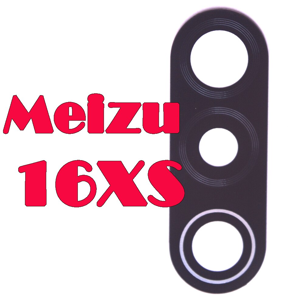 Trasera de vidrio de lente de la cámara trasera para MEIZU 16T 16S pro 16X 16XS Meizu 16th meizu 15 plus lite de M15: 16XS