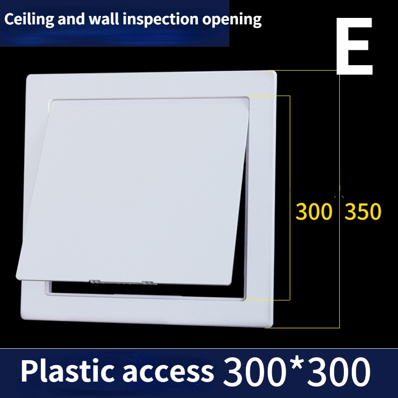 Plastic Access Panel for Multi-size Reinforced Plumbing Wall Access Doors Plastic access: E