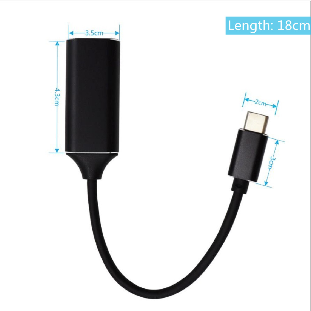 Type C to HDMI-compatible Adapter Converter USB C to HDMI Adapter Hdmi Cable Adaptor HDMI Converter 4K USB 3.1 HDTV For Macbook