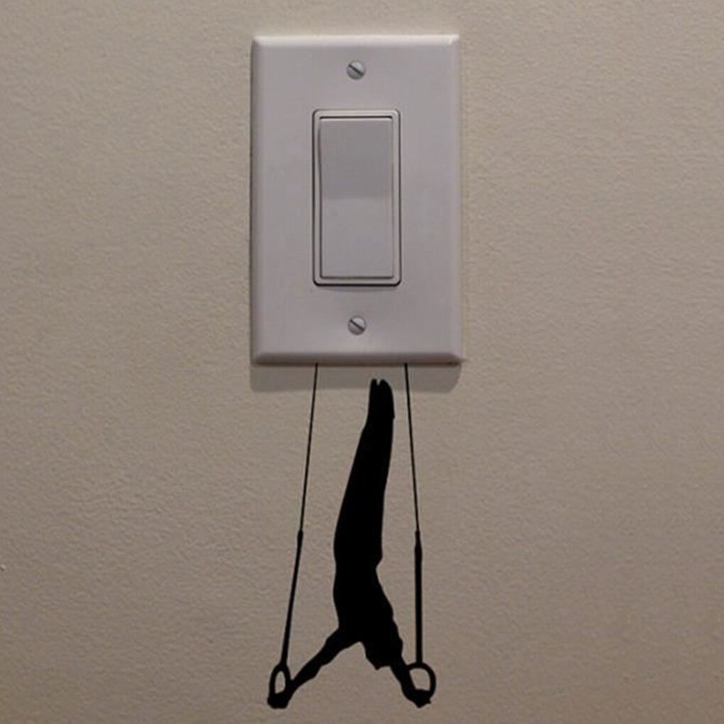 Wall Stickers Poster Paster Decals Wallpaper Rings Gymnastics Home Drawing Room Decoration Kitchen Tile