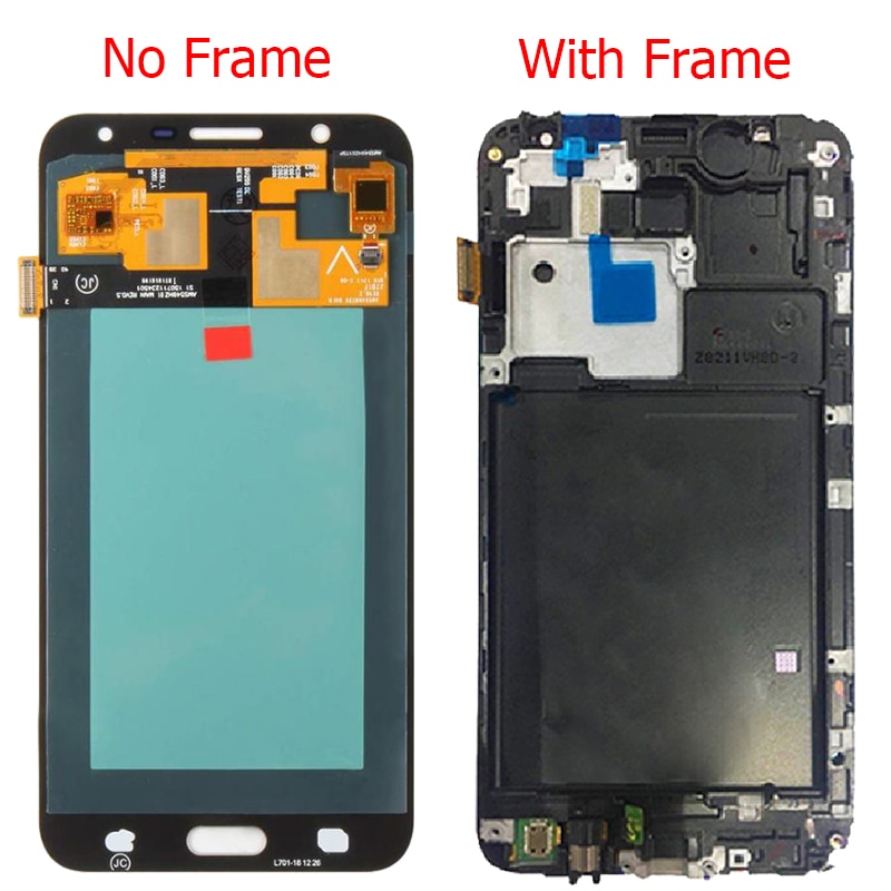 Original J701F LCD For Samsung Galaxy J7 Neo Display With Frame Super AMOLED 5.5"SM-J701F J701M LCD Touch Screen Panel Assembly