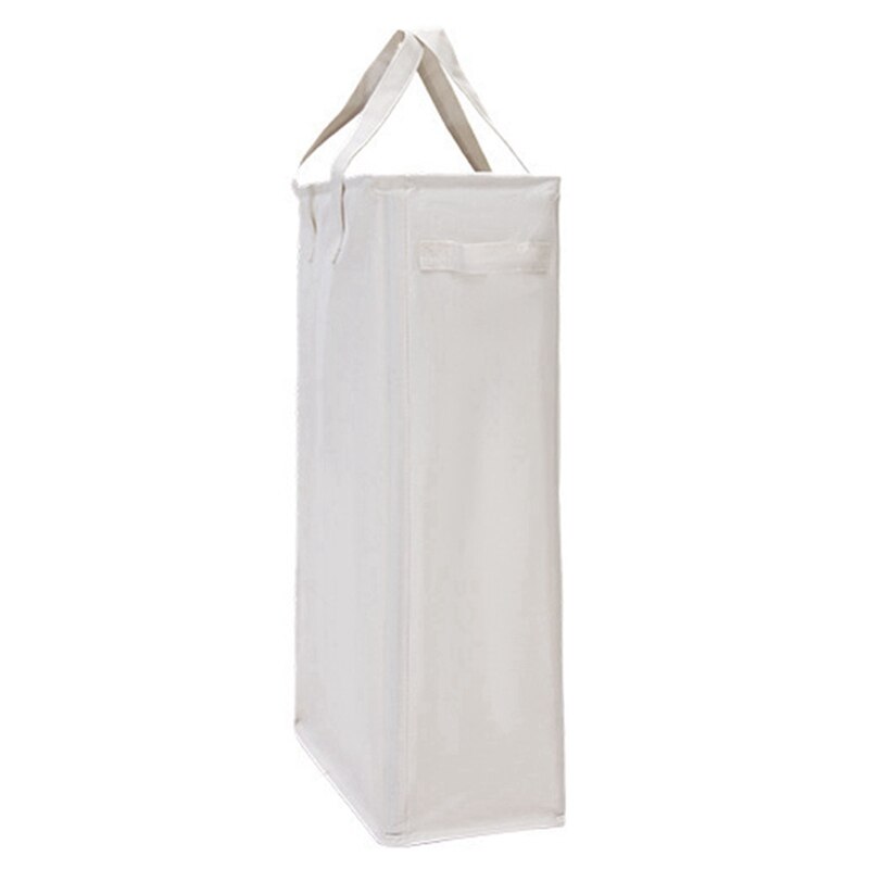 Wasmand Handgrepen Smalle Opvouwbare Wasmand Dunne Wasmand Vuile Kleren Inklapbare Wasmand: Deep Blue