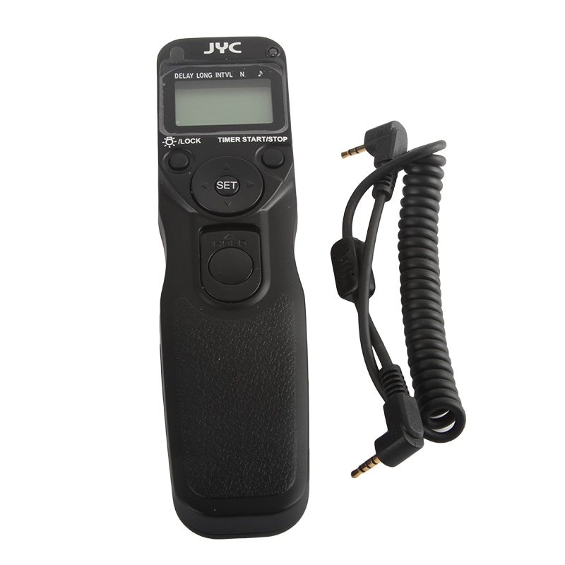 Viltrox mc -p1 lcd timer utløser fjernkontroll ledning for kamera panasonic lumix dmc  fz20k fz25 fz30 fz50 fz150 lc1 dslr