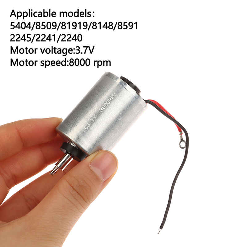 Elektrische Duwschaar 3.7V Tondeuse Motor Borstelloze 7000prm Voor Wahl 8148/8504/8591/8509 Elektrische Trimmer Vervanging Onderdeel: Donker Kaki
