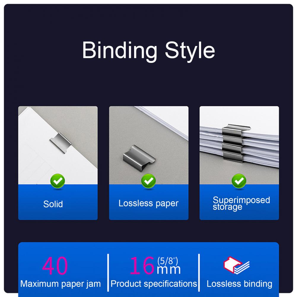 Portable Fixed File Pusher Paper Clipper School Clip Dispenser Office Supplies Office School Supplies