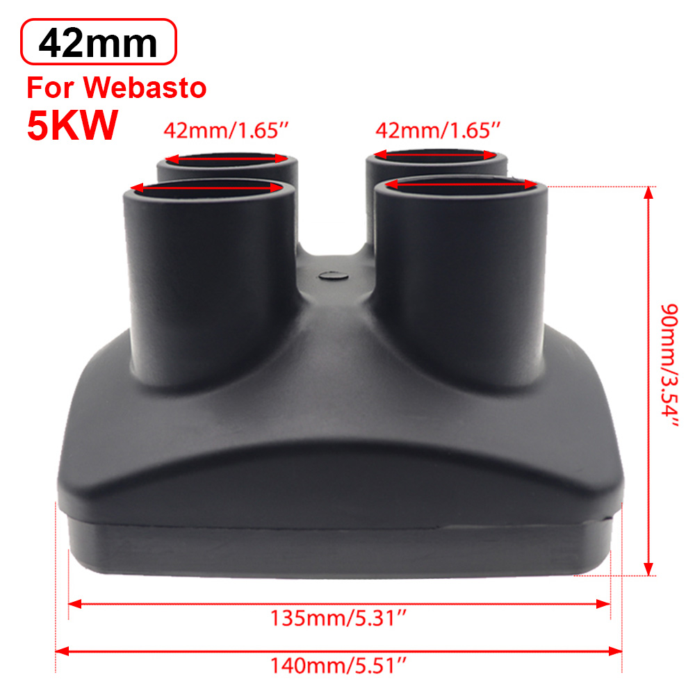 42Mm 60Mm 75Mm Auto Lucht Diesel Parking Heater Onderdelen Uitlaat Ontluchtingsdeksel Voor Webasto Kachels 2kw 5kw Voor Vrachtwagen Bus Caravan Boot