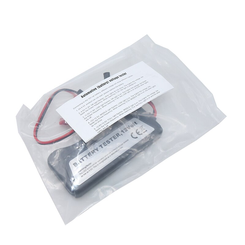 1 Pcs Mini 12V car battery tester LCD digital alternator 6 LED lights display system analyzer Motorcycle inspection tool