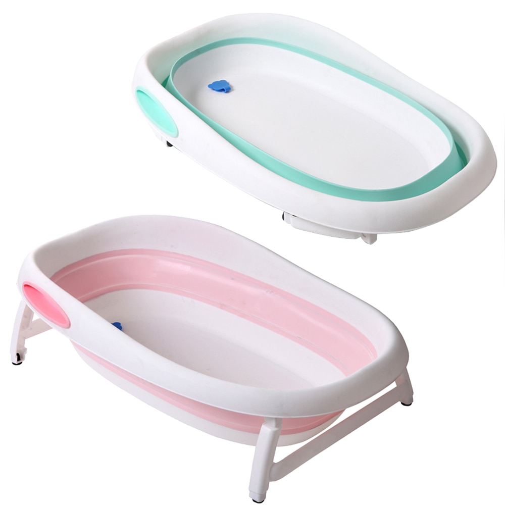 Confortevole nuovo design pieghevole in plastica del bambino vasca da bagno per i bambini, freestanding vasca da bagno pieghevole