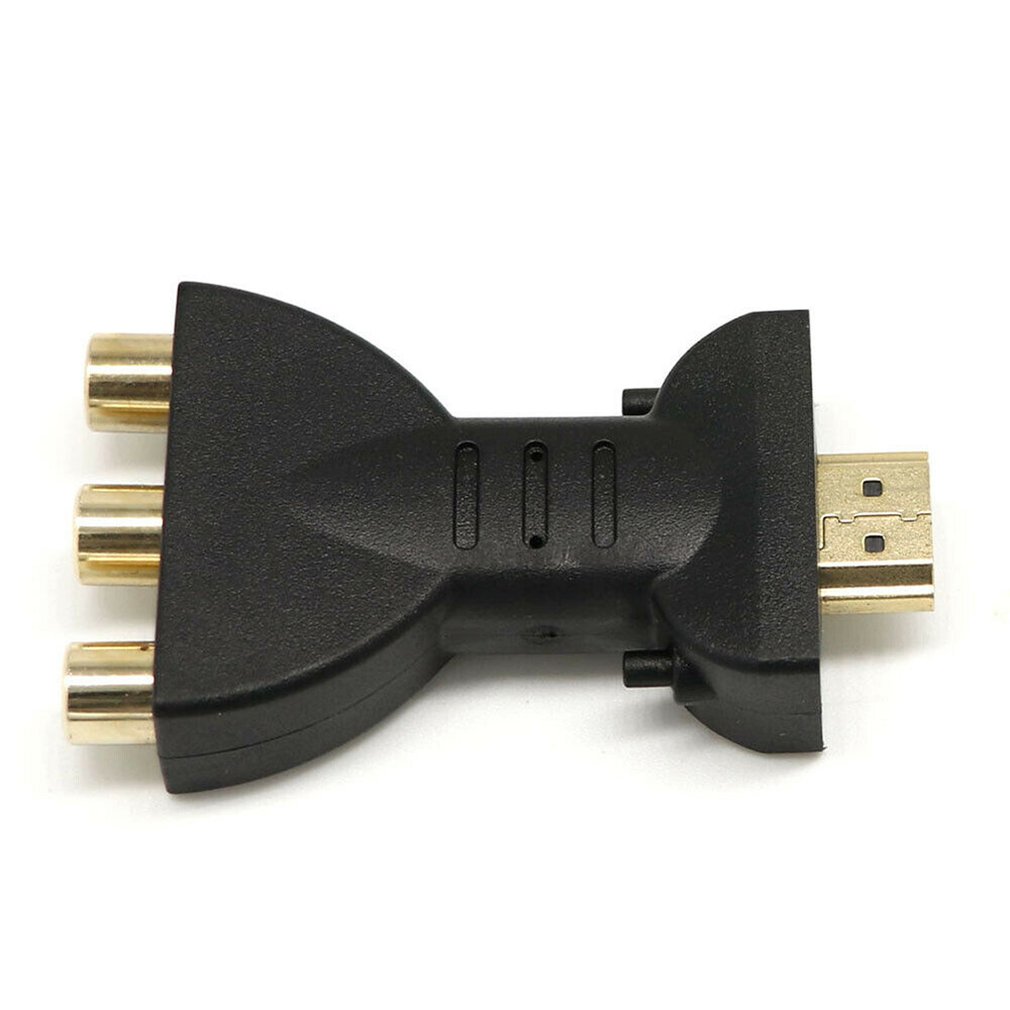 Nuovo convertitore componente AV adattatore Audio video RCA da HDMI placcato in oro di alta qualità compatibile con 3 RGB