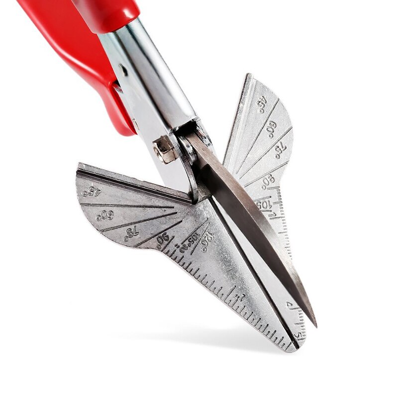 FATCOOL 45-120 Deg Multi Angle Mitre Trunking Scissor Wire Duct Cutter PVC PE Plastic Pipe Cutting Mitre Trim Cutter