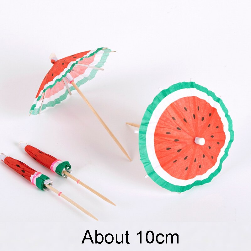 50PCS Cocktail Umbrella Sticks Decorative Toothpicks Fruit Cupcake Dessert Buffet Cocktail Parasols Drinks Picks Party Tableware: 50 PCS Umbrella 1
