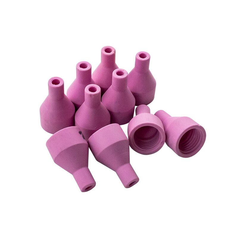 QQ150A Argon Tig Welding Torch Accessories Thickened Porcelain Nozzle Ceramic Alumina Nozzle Cups 6*30mm 9*30mm Rework Nozzle