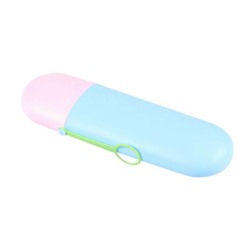 Portable Toothbrush Toothpaste Holder Storage Box Practical Container Toothbrush Organizer Bathroom Travel kit: D