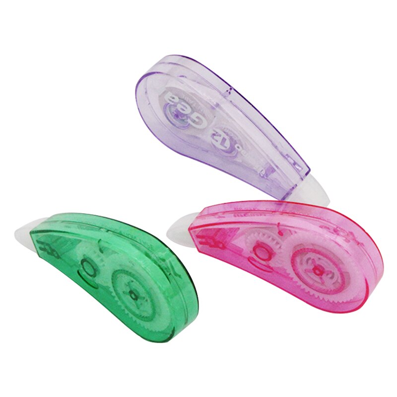 12 unids/pack lindo blanco cinta correcta es cinta Corrector cinta de corrección promocional y la Oficina de la escuela suministros