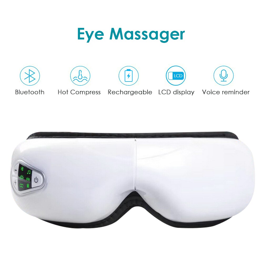 Elektrische Bluetooth Eye Care Massager Oplaadbare 180 ° Opvouwbaar Voor Donkere Kringen
