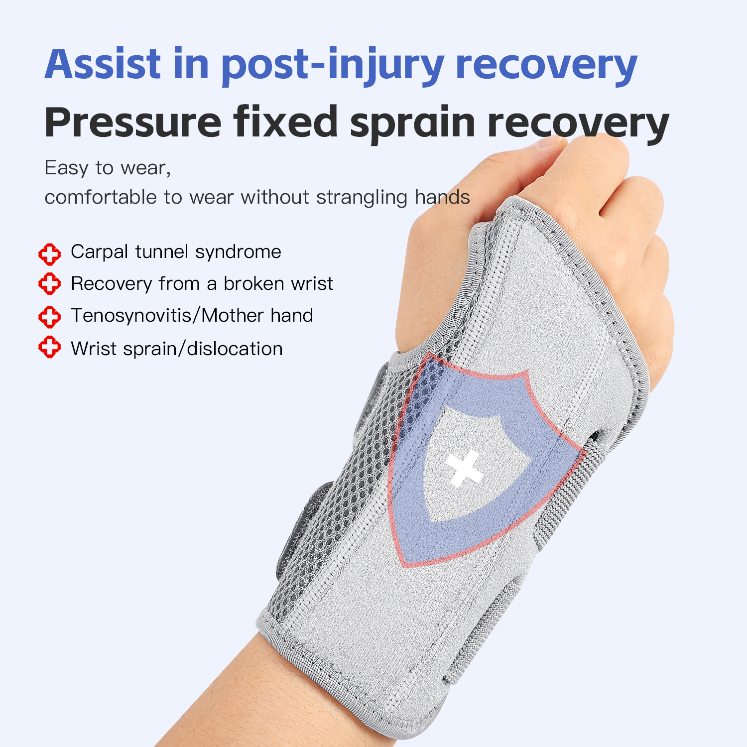 1PC Flexibele Spalk Pols Duim Brace voor Tendinitis Artritis Ademend Duim Protector Guard Past Rechter- en Linkerhand