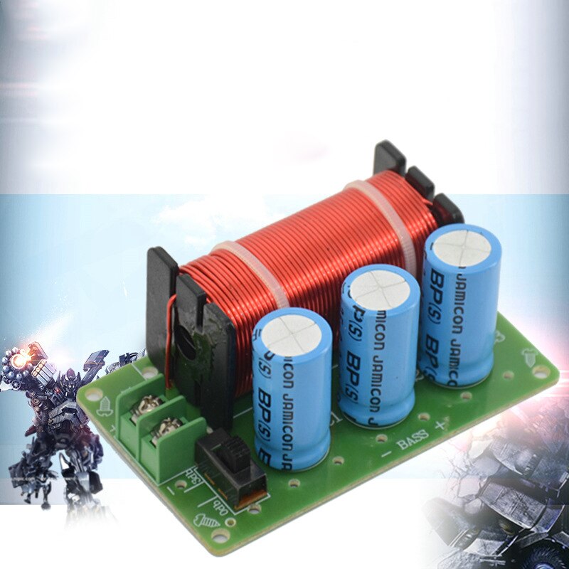 200W czysty głośnik basowy krzyżowanie 1 sposób dzielnik częstotliwości dla 5 cal-10 cal głośnik