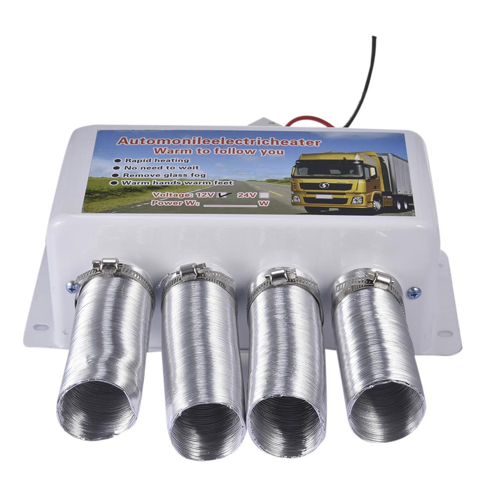 500W-1000W Car Electric Heating Defroster 12V / 24V Car Heater Portable Electric Defroster for Warmth Car Defrost Accessories