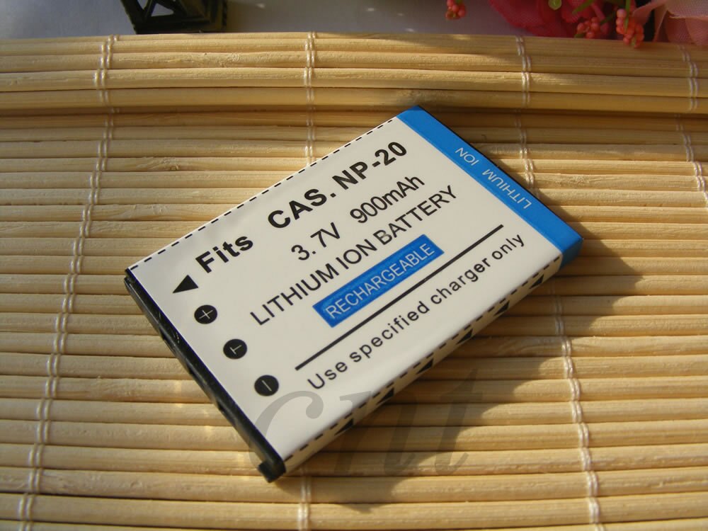 2Pack Li-Ion Batterij Voor Casio Exilim NP-20, NP20, NP-20DBA, NP-20-DBA