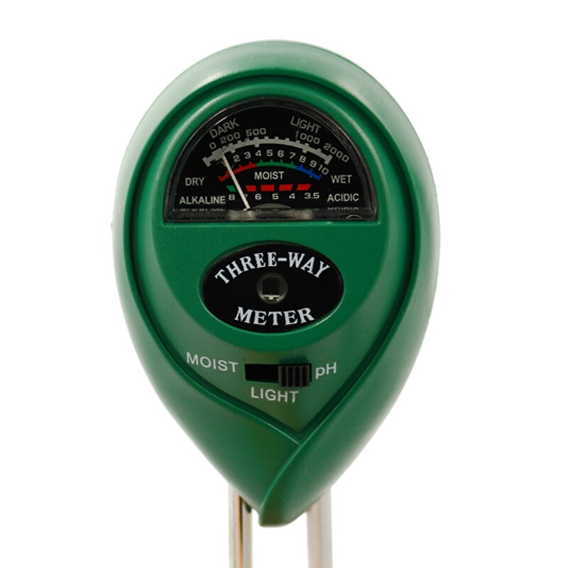 3 In1 Bodem Plant Bloemen Analyzer Ph Tester Vocht Hygrometer Light Meter 46% Off