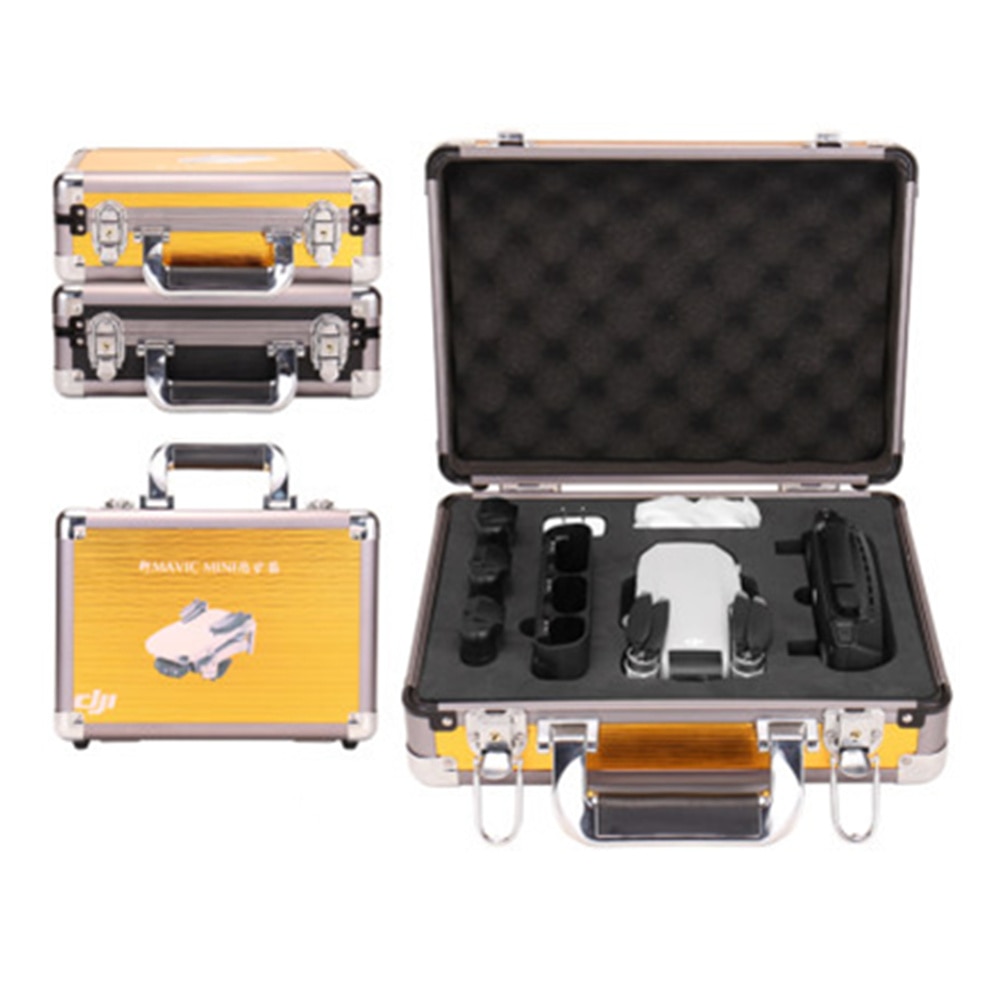 Scatola in Lega di alluminio per DJI Mavic Mini Valigia Custodia per il trasporto Mavic Mini Scatola Di Archiviazione Portatile Mavic Mini Accessori