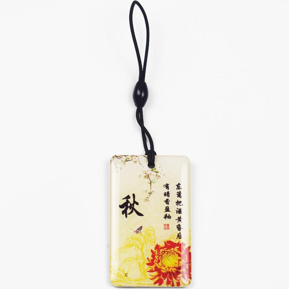 CUID Key Tag Android App MCT Modify UID Changeable NFC 1k s50 13.56MHz Epoxy card Block 0 Writable HF 14443A Keyfob: Grey