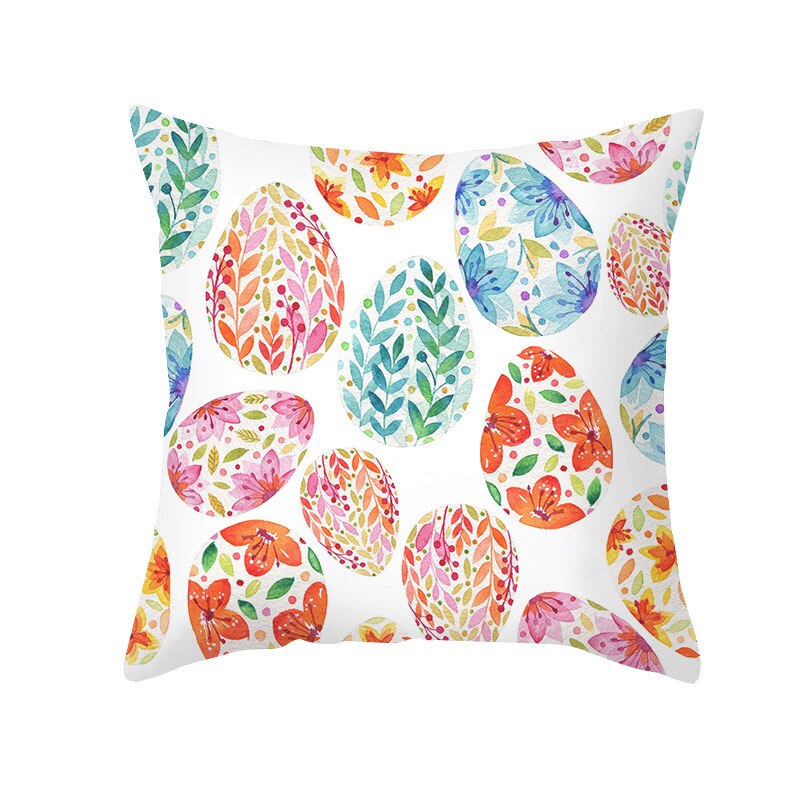 Kids Kussensloop Brief Kussenhoes 45*45 Sierkussen Covers Decor Kussens Bank Polyester Bloemen Home Decor Kussenslopen: 4