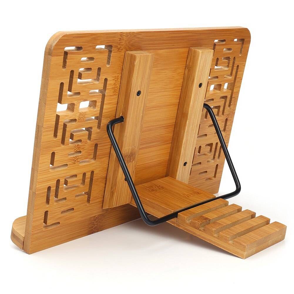 Sdfc-Opvouwbare Tablet Pc Textbook/Muziek Document Stand/Bureau Bookrest Met Retro Hollow Patroon