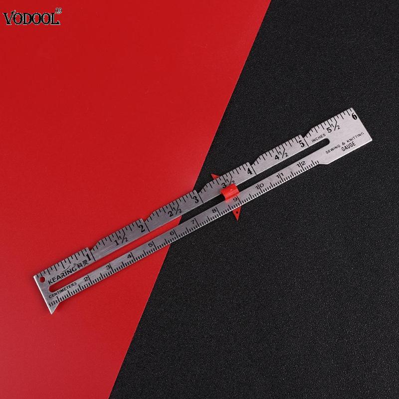 Sewing Foot Sewing 15cm Stainless Steel Metal Straight Ruler Ruler Tool Precision Double Sided Measuring Tool