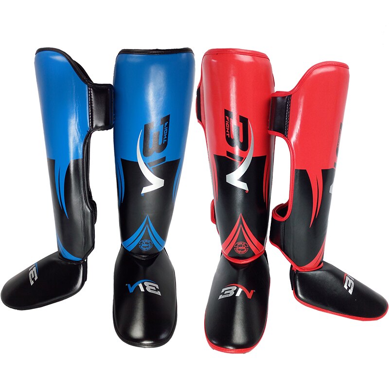Schienbeinschutz Boxen Gamaschen Leggings Schutz caneleira muay thailändisch Ausbildung schläger taekwondo kampf kampf setzt für boxen sanda