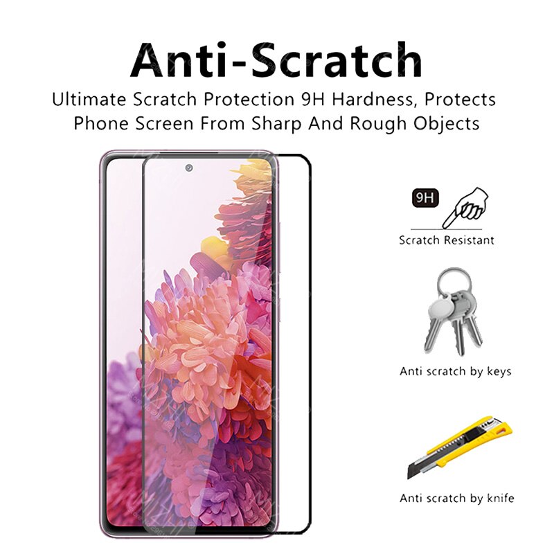 Case Voor Samsung S20 Fe Fan Editie Lite Cover Gehard Glas Op Galaxy S20 Fe 5G Veiligheid Beschermende Telefoon coque Accessoires