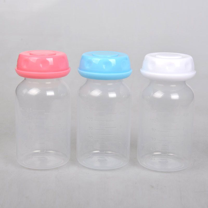 125ml solide oppbevaringsbokser baby morsmelk samling oppbevaring bred hals flasker bpa barn nydelig pp oppbevaringsflaske