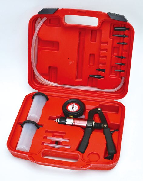 Hand Held Vacuüm Druk Pomp Tester Remvloeistof Bleeder Bloeden Kit