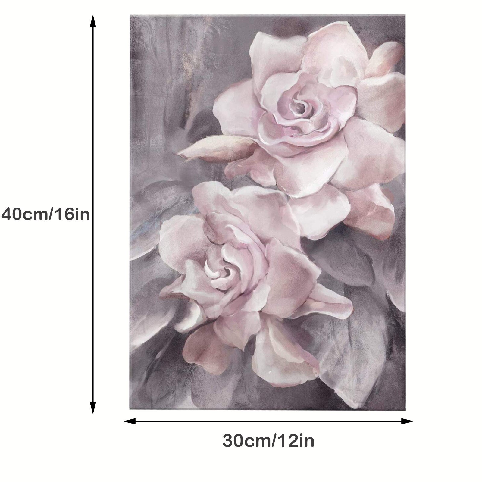 Rose Oil Painting Colorful Diy Oil Painting Set (frameless) 40x30cm Painting By Numbers Adults Home Decoration