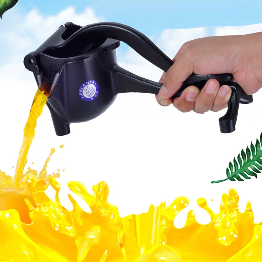 Aluminium Kitchen Lemon Lime Squeezer Juicer Press Tool 5 Colors: Black