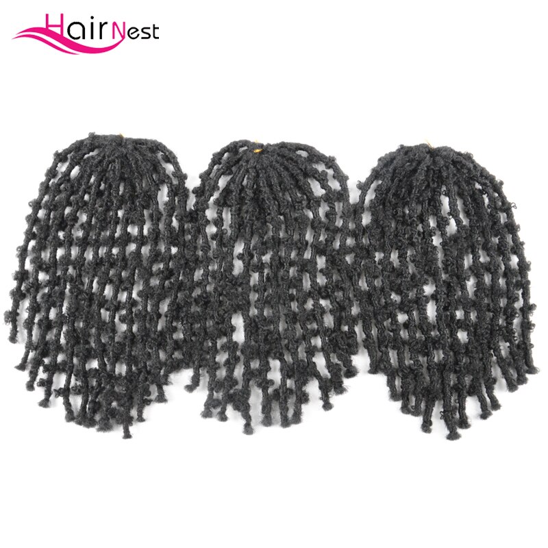 Hair Nest Crochet Braiding Distressed Locs Faux Locs Synthetic Hair Braiding Hair Extensions Braiding Hair Kanekalon for Women