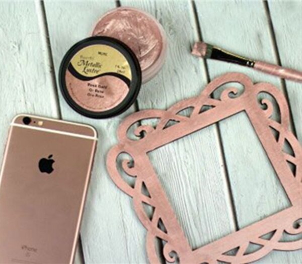 American metallic pigment rose gold pigment for various surfaces watercolor paint